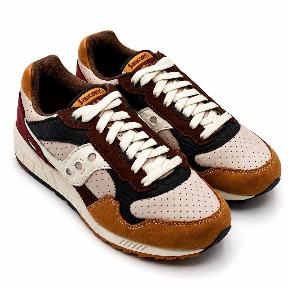 Saucony Originals Shadow 5000 S70945-1 Grey Multi Sneakers Men’s 7.5 Women’s 9 - Picture 3 of 7